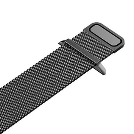 Pulseira Para Relógio (Watchband) Em Aço Inoxidável - 42mm Preto