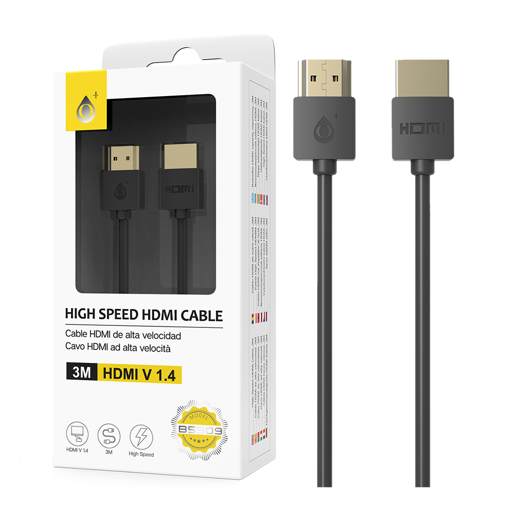 CABO HDMI ONE PLUS B5909 PRETO