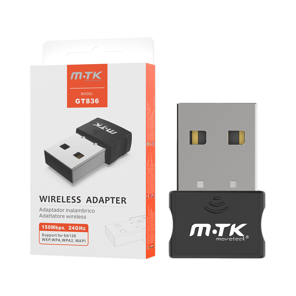 ADAPTADOR USB WIFI MTK GT836 150MBPS