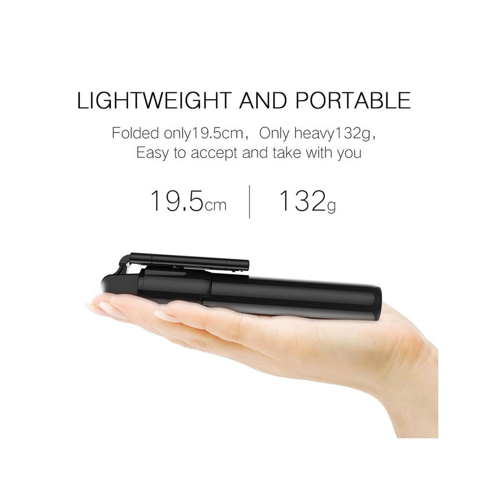 New Science K07 Black Selfie Stick With Tripod