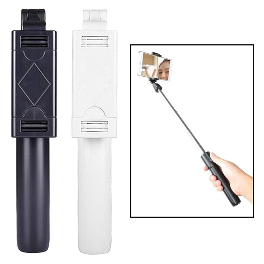 Selfie Stick New Science K07 Branco Com Tripé