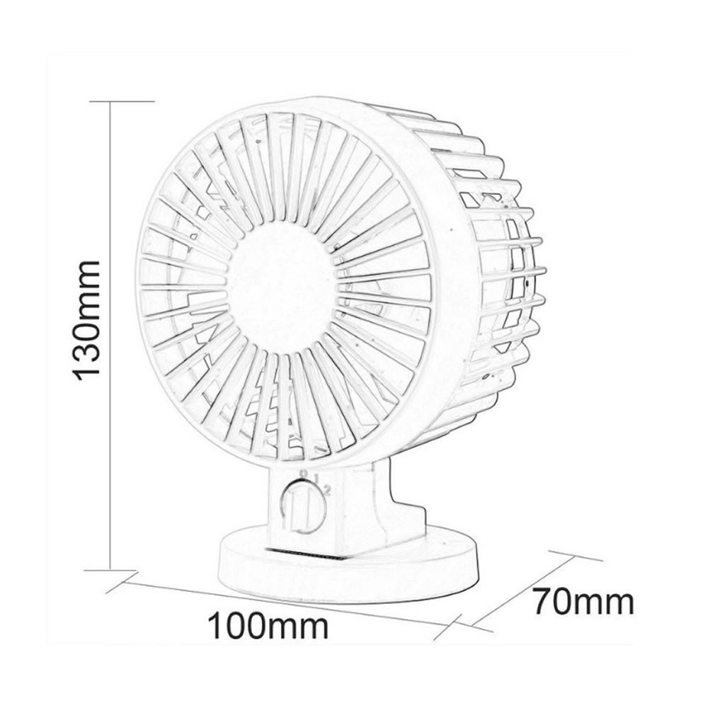 Ventoinha De Mesa Oem Double Blade Fan Rosa