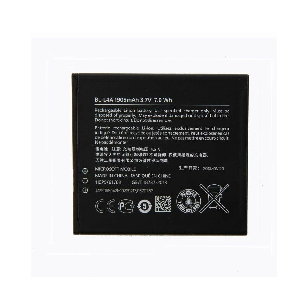 s-l1600BATTERY BL-L4A NOKIA LUMIA 535WERTR436543EWQ