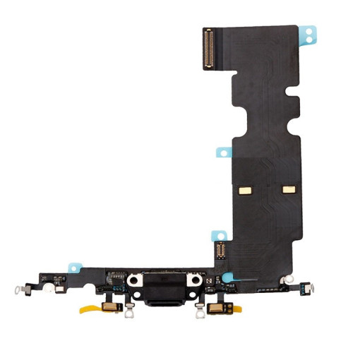 For_Apple_iPhone_8_Plus_Charging_Port_Flex_Cable_Ribbon_Replacement_-_Dark_Gray_-_Grade_S_0_