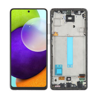 Touch+display com frame samsung galaxy a52 4g/5g/galaxy a52s 6.5" preto incell