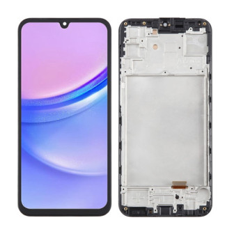 Touch+display com frame samsung galaxy a15 4g/5g/a155/a156 6.5" preto incell