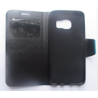 Capa Flip Cover Com Janela Samsung Galaxy S7 Edge G935f Preto