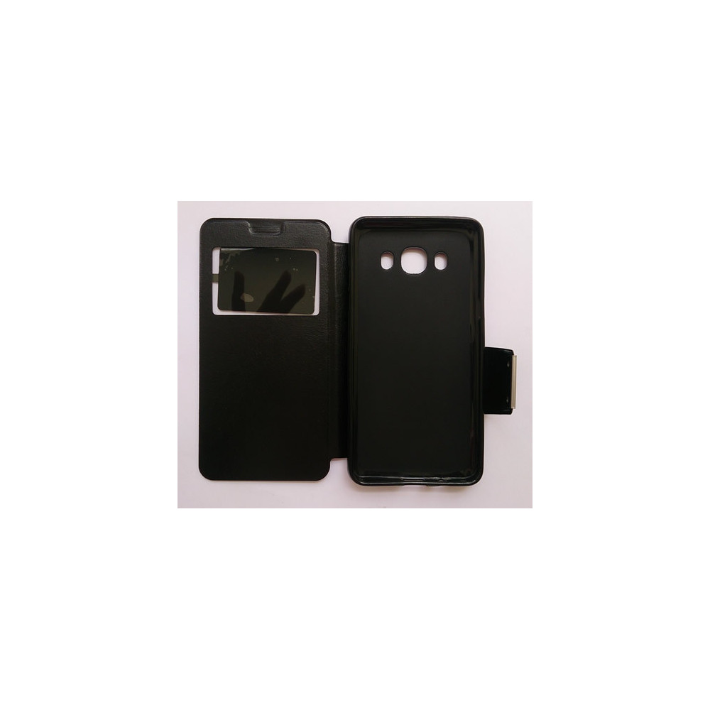 Capa Flip Cover Com Janela E Desenho Samsung Galaxy J5 2016 J510 Preto