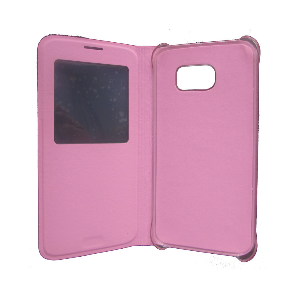S-View Cover Samsung Galaxy S7 Edge / G935 Rosa Compativel