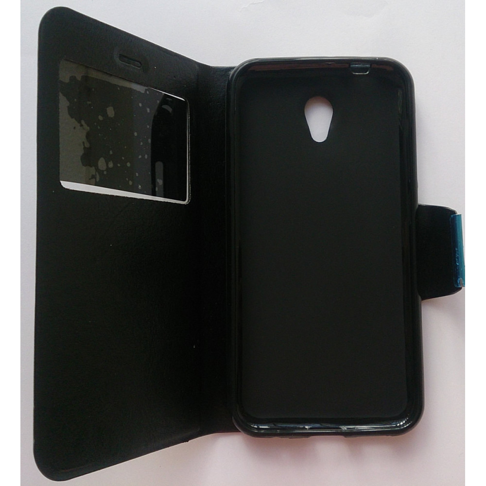 Capa Flip Cover Com Janela Vodafone Smart Prime 7 Preto