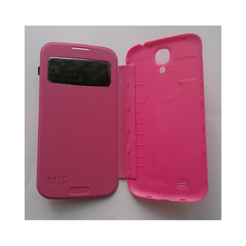 Capa Flip Cover Com Janela Samsung Galaxy S4 I9500 Rosa
