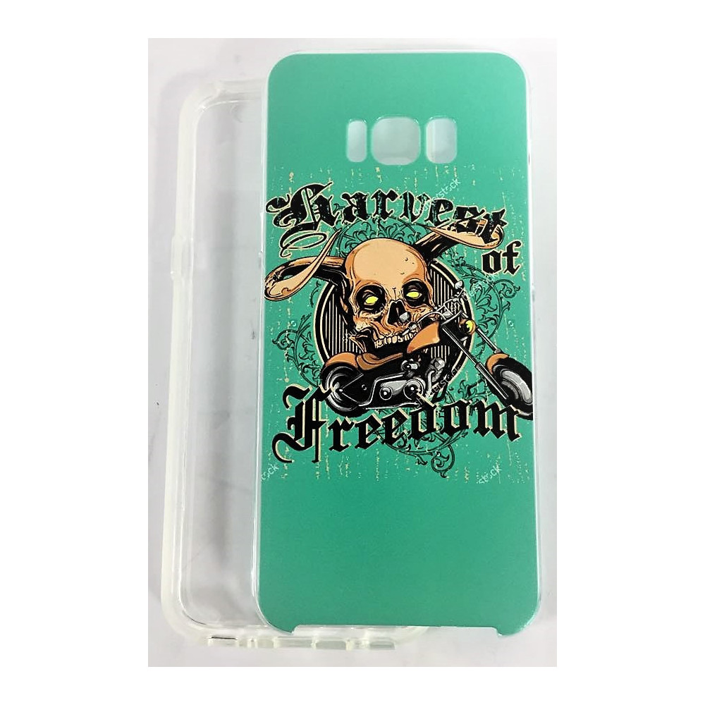 Capa Silicone Gel 360º Com Desenho Samsung Galaxy S8 G950 Transparente