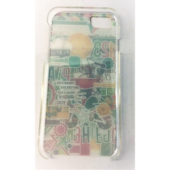 Capa Silicone Gel 360º Com Desenho Apple Iphone 7 Plus/8 Plus Transparente Design Jardim