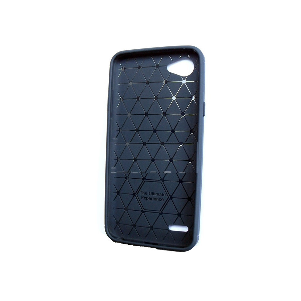 Capa Silicone Gel Carbon Lg Q6 M700an Preto