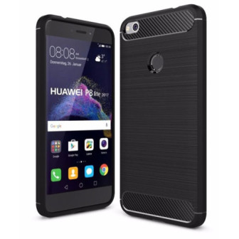 Capa Carbon Gel Huawei P9 Lite 2017 / P8 Lite 2017 Preto