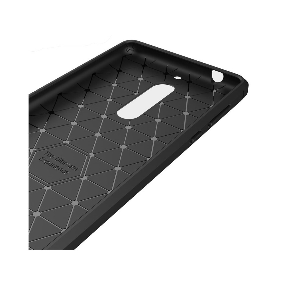 Capa Silicone Gel Carbon Nokia 5 Preto