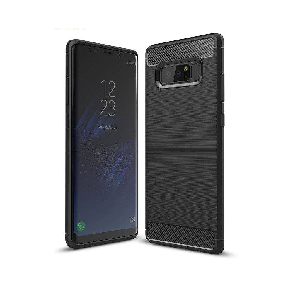 Capa Carbon Gel Samsung Galaxy Note 8 Black