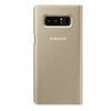 Capa Flip Cover Clear View Samsung Galaxy Note 8 Dourado