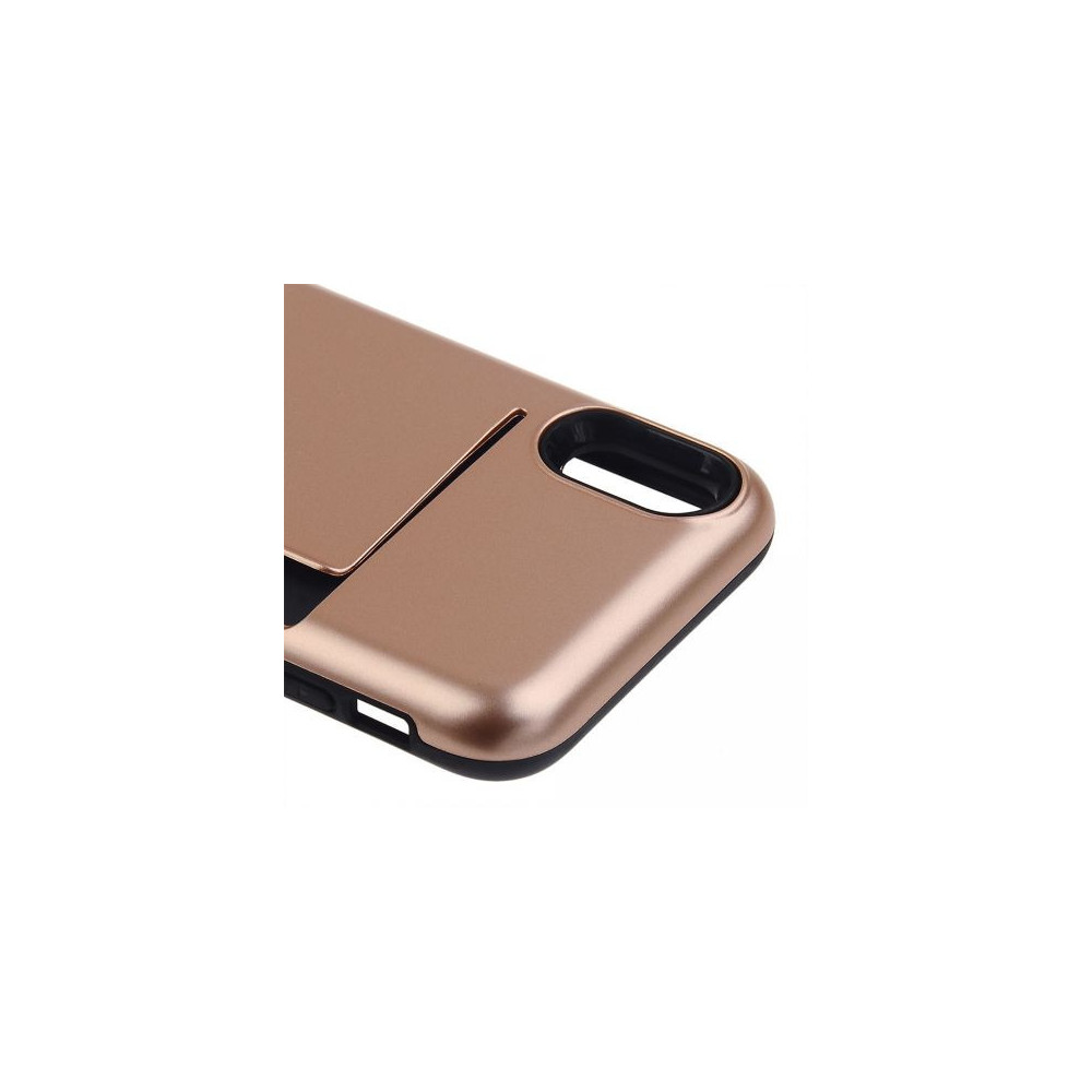 Cover Professional With Card Holder For Iphone Xs Max Gold