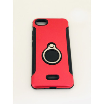 Silicone Case With Metal And Finger Ring Redmi 6a Red