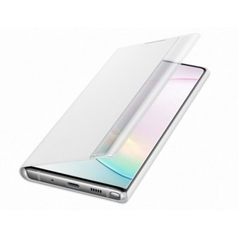 Capa Flip Cover Clear View Samsung Note 10 Branco