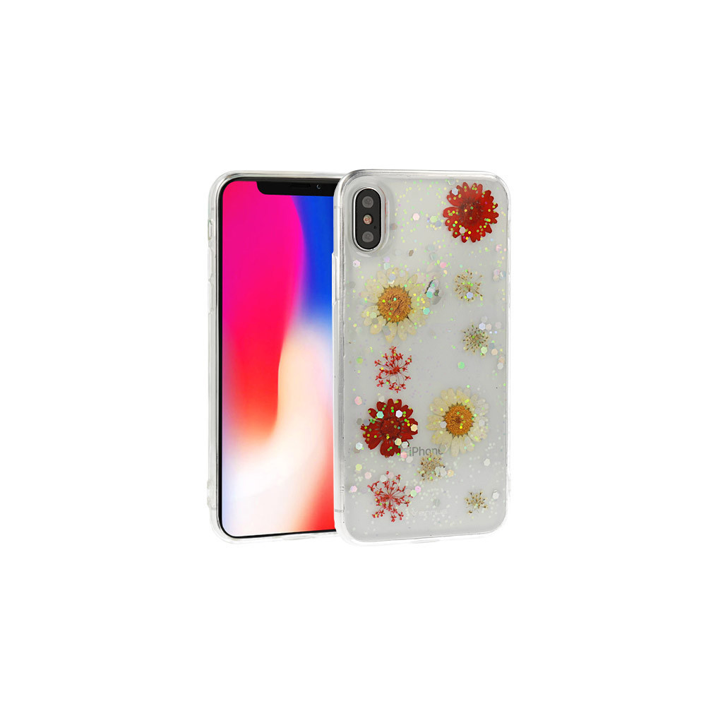 Capa Silicone Dura Com Desenho Flor Vennus Huawei P Smart 2019 Transparente Stella