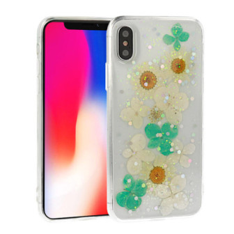 Huawei Y7 2019 Vennus Real Flower Silicone Case Camila