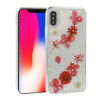 Capa Silicone Dura Com Desenho Flor Vennus Samsung Galaxy A30/Galaxy A20 Transparente Julia