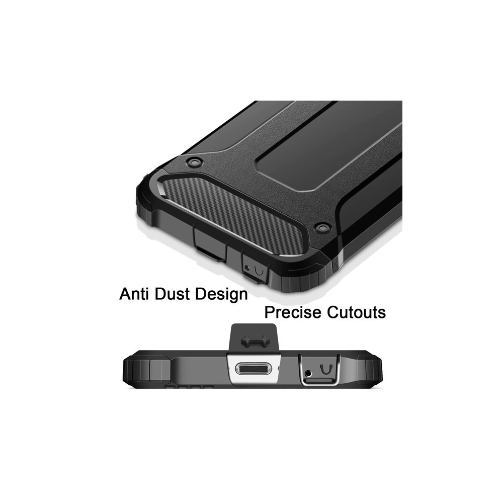 Capa Silicone Anti-Choque Armor Carbon Apple Iphone 11 Pro Max Preto