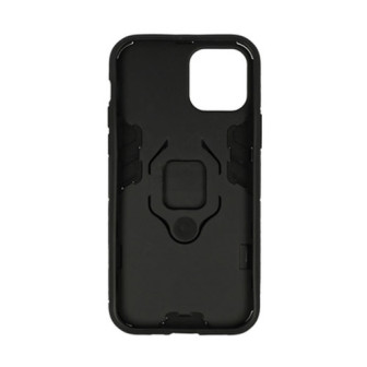 Capa Silicone Anti-Choque Armor Carbon Apple Iphone 12/12 Pro Preto Ring Armor Case