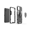 Capa Silicone Anti-Choque Armor Carbon Apple Iphone 12/12 Pro Preto Ring Armor Case