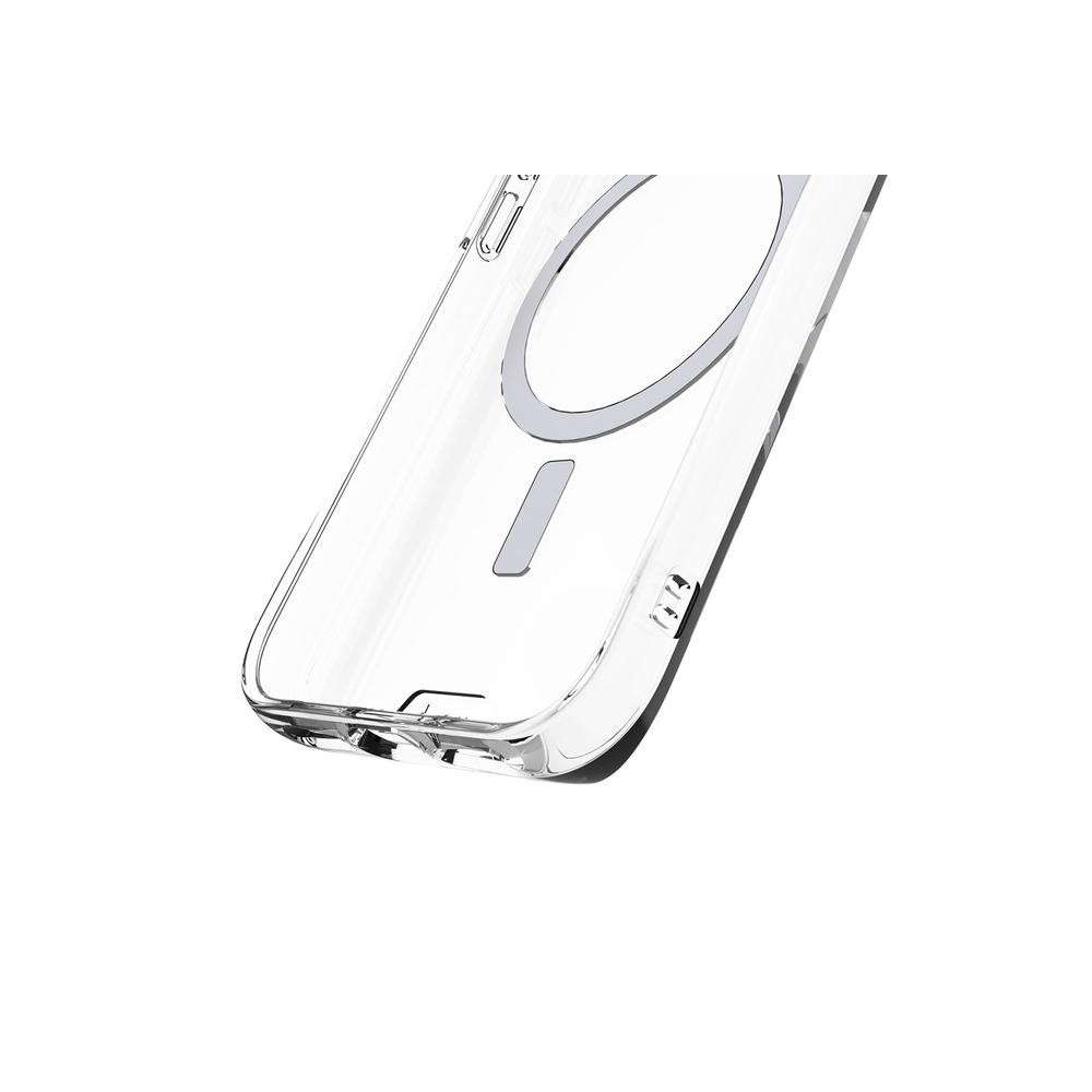 Capa Silicone Dura Apple Iphone 13 Pro Max Transparente Magsafe