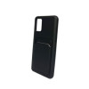 Samsung Galaxy A02S Black Silicone Gel Case Card Pocket