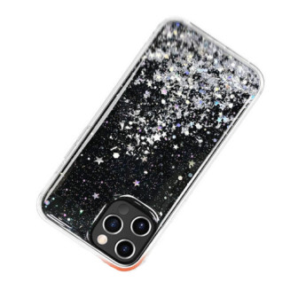 Apple Iphone 13 Mini Transparent Bling Glitter Silicone Case