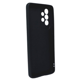 Capa Silicone Samsung Galaxy A33 5G Preto Com Protetor De Câmera 3D