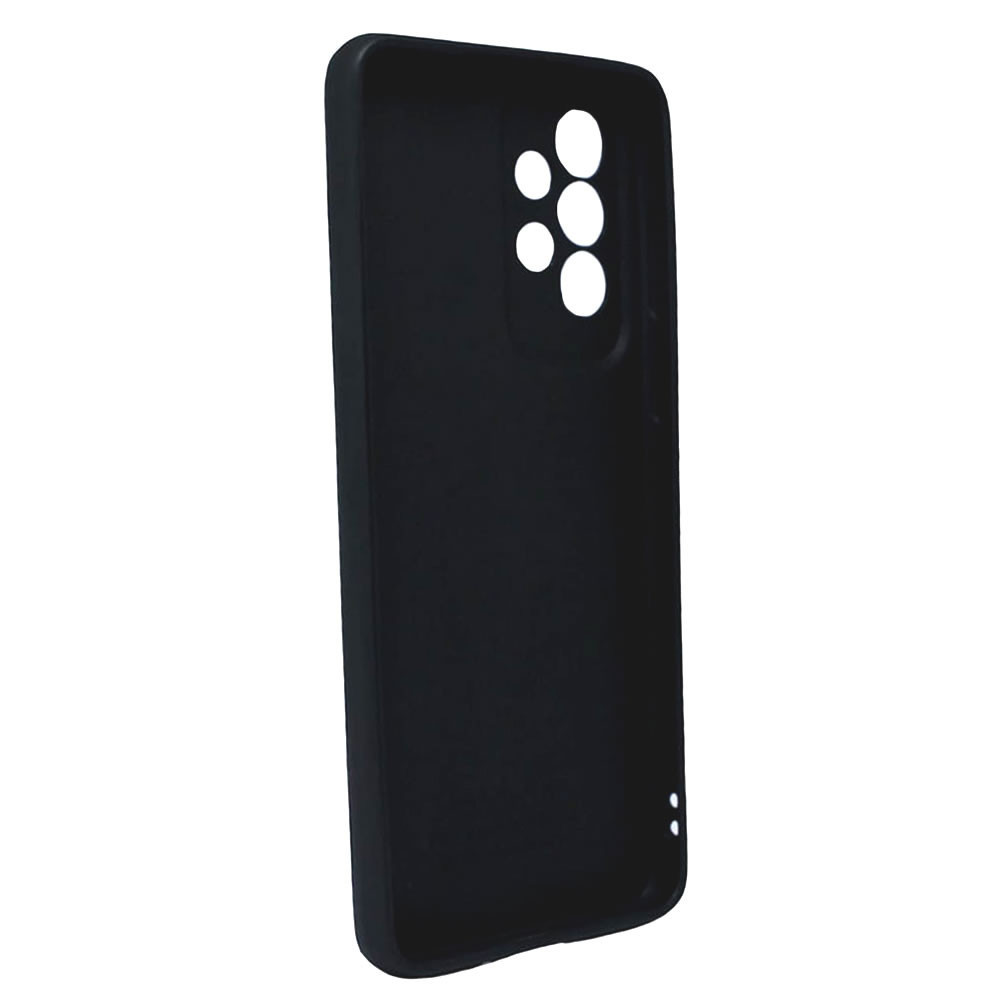 Capa Silicone Samsung Galaxy A33 5G Preto Com Protetor De Câmera 3D