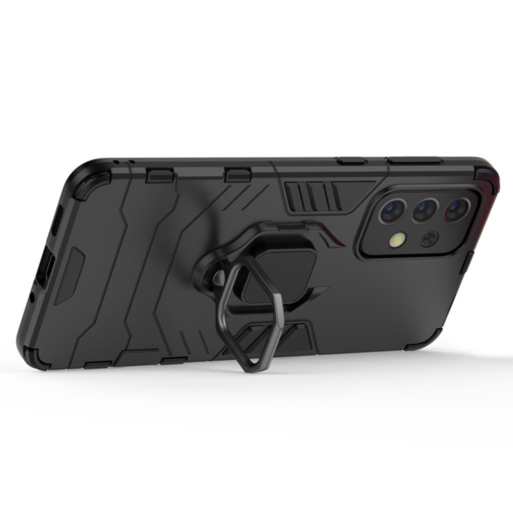 Capa Silicone Anti-Choque Armor Carbon Samsung Galaxy A33 5G Preto Ring Armor