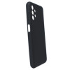Capa Silicone Gel Samsung Galaxy A13 4G Preto Com Protetor De Câmera Robusta