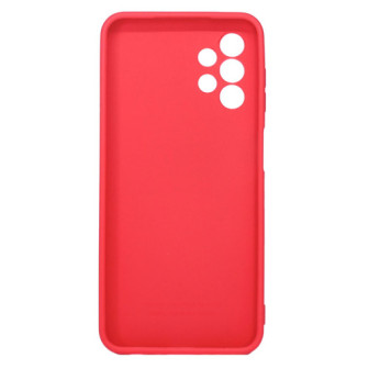 Capa Silicone Samsung Galaxy A13 4G Vermelho Com Protetor De Câmera 3D