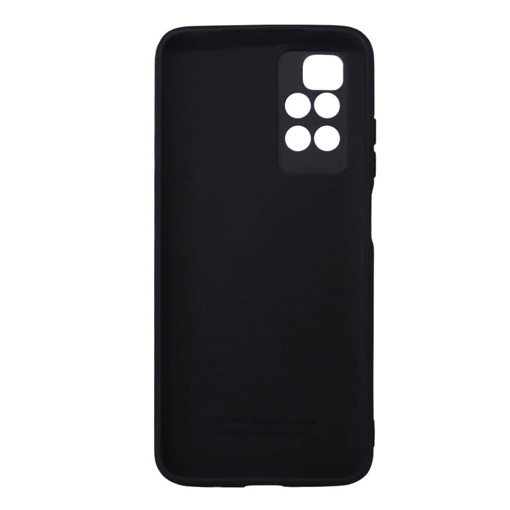 Xiaomi Redmi 10 Black With 3D Camera Protector Silicone Case