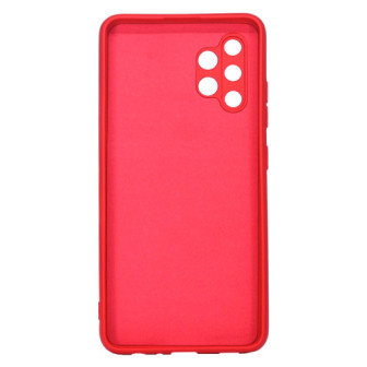 Capa Silicone Gel Samsung Galaxy A32 4G Vermelho Com Protetor De Câmera Robusta