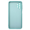 Capa Silicone Gel Samsung Galaxy A32 5G Verde Turquesa Protetor De Camera Robusta