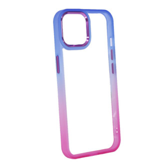 Apple Iphone 14 Gradient Blue Bumper Silicone Gel Case Elektro