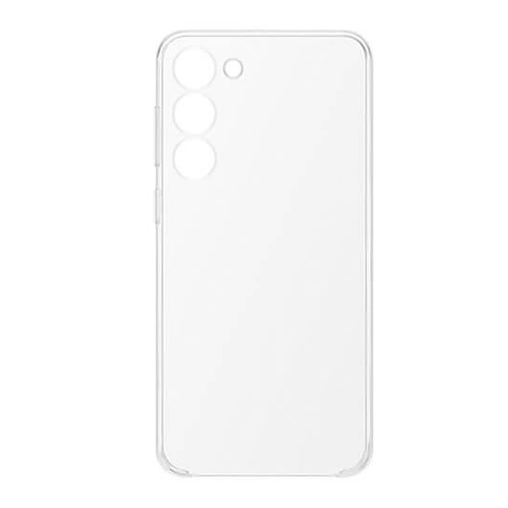 Samsung Galaxy S23 Plus Transparent Silicone Case With Camera Protector