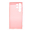 Samsung Galaxy S23 Ultra Light Pink With 3D Camera Protector Silicone Gel Case