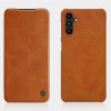Capa Flip Cover Nillkin Quin Leather Samsung Galaxy A13 5G Castanho