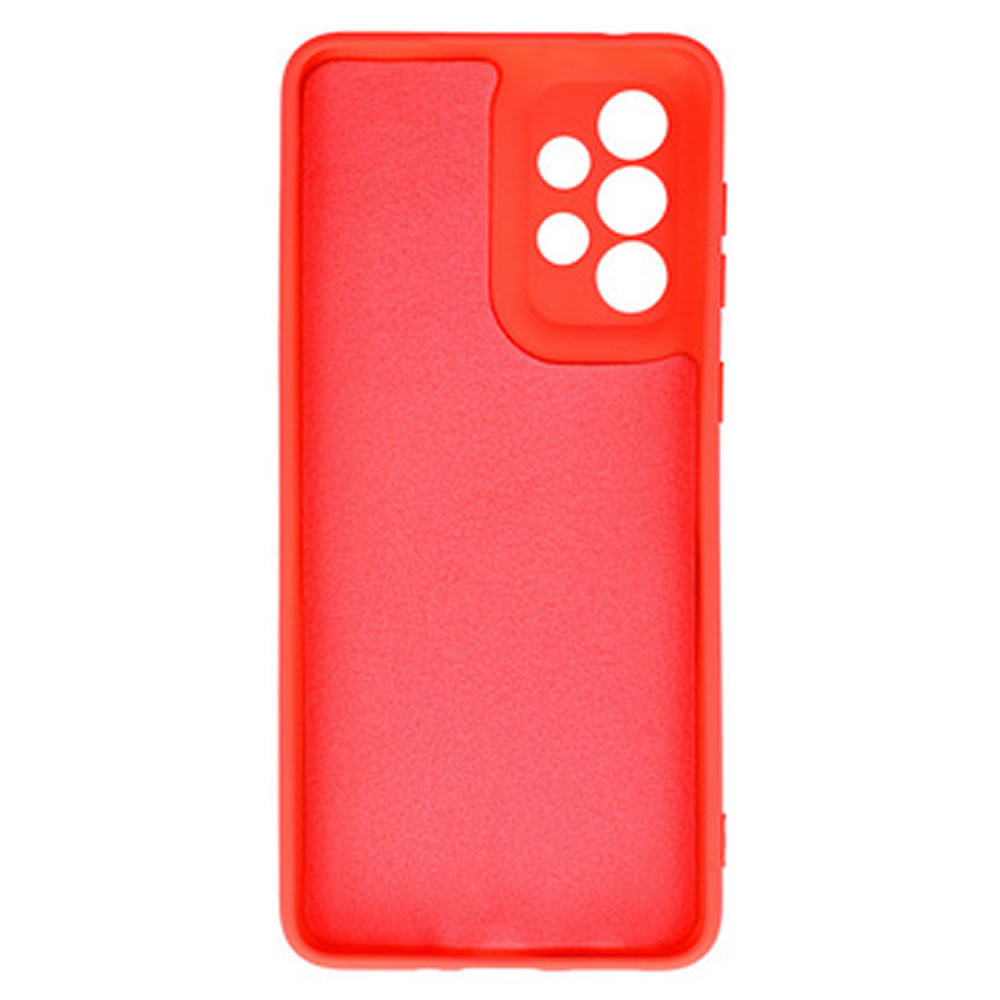 Samsung Galaxy A33 5G Red Heart With Camera Protector Silicone Gel Case