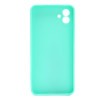 Capa Silicone Samsung Galaxy A04 Verde Turquesa Com Protetor De Câmera 3d
