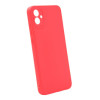 Samsung Galaxy A04e Red Silicone Gel Case With 3D Camera Protector
