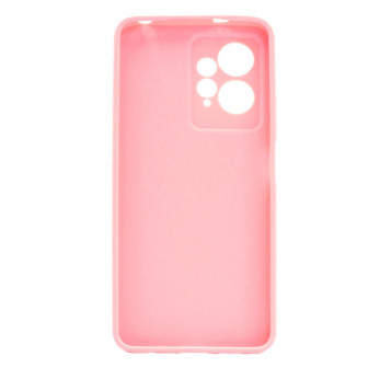 Xiaomi Redmi Note 12 4G Pink Silicone Case With 3D Camera Protector